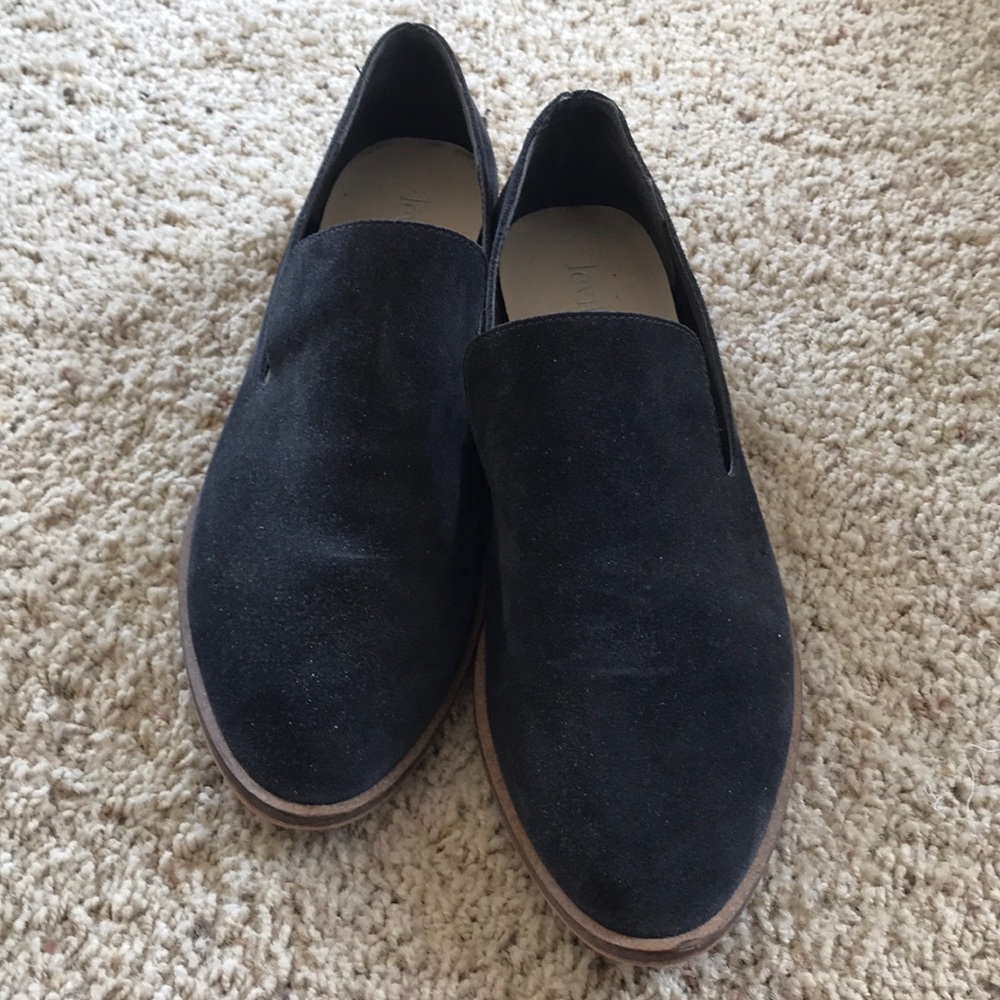 Suede Slate Gray Loafers